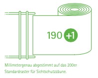 Premium Sichtschutz 50 Meter Rolle