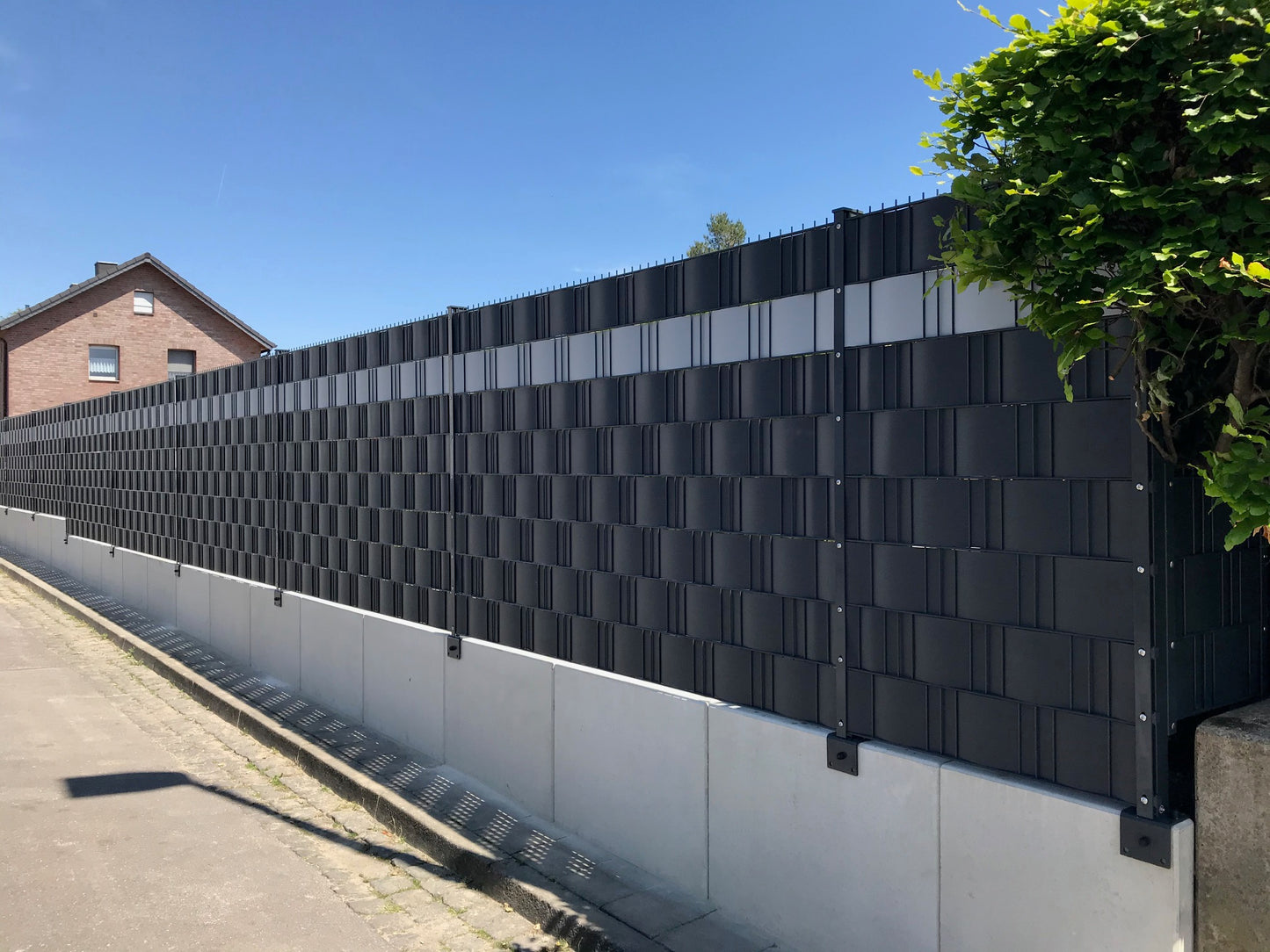Sichtschutzstreifen PREMIUM Ausführung - Rillen Optik